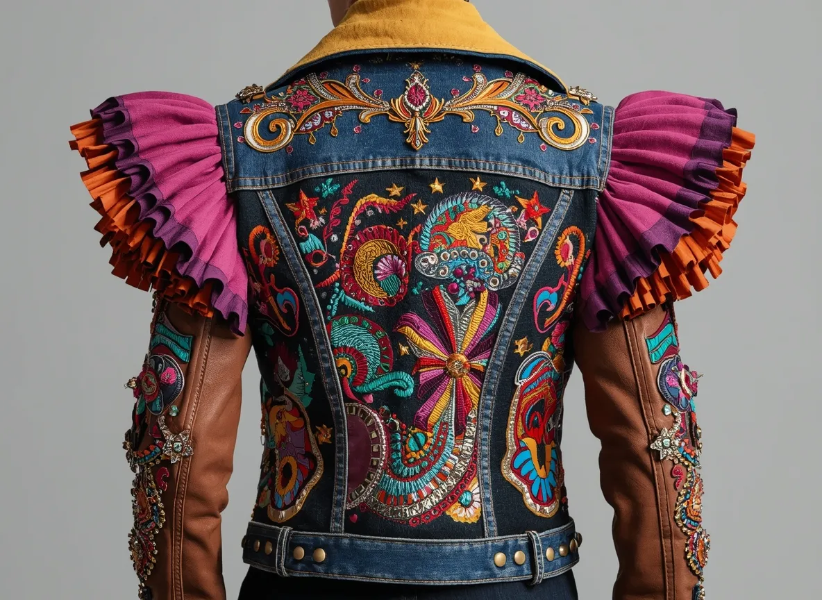 Anpassad Jacka med Dekorationer